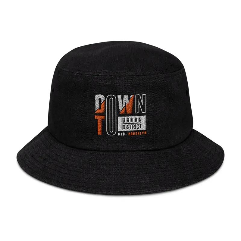 Down To Urban District Printed Hat